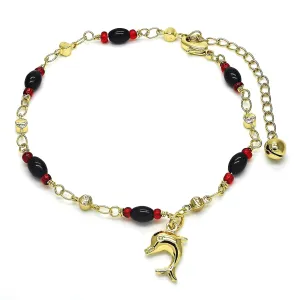 14k gold Filled Dolphin Anklet Bracelet 10