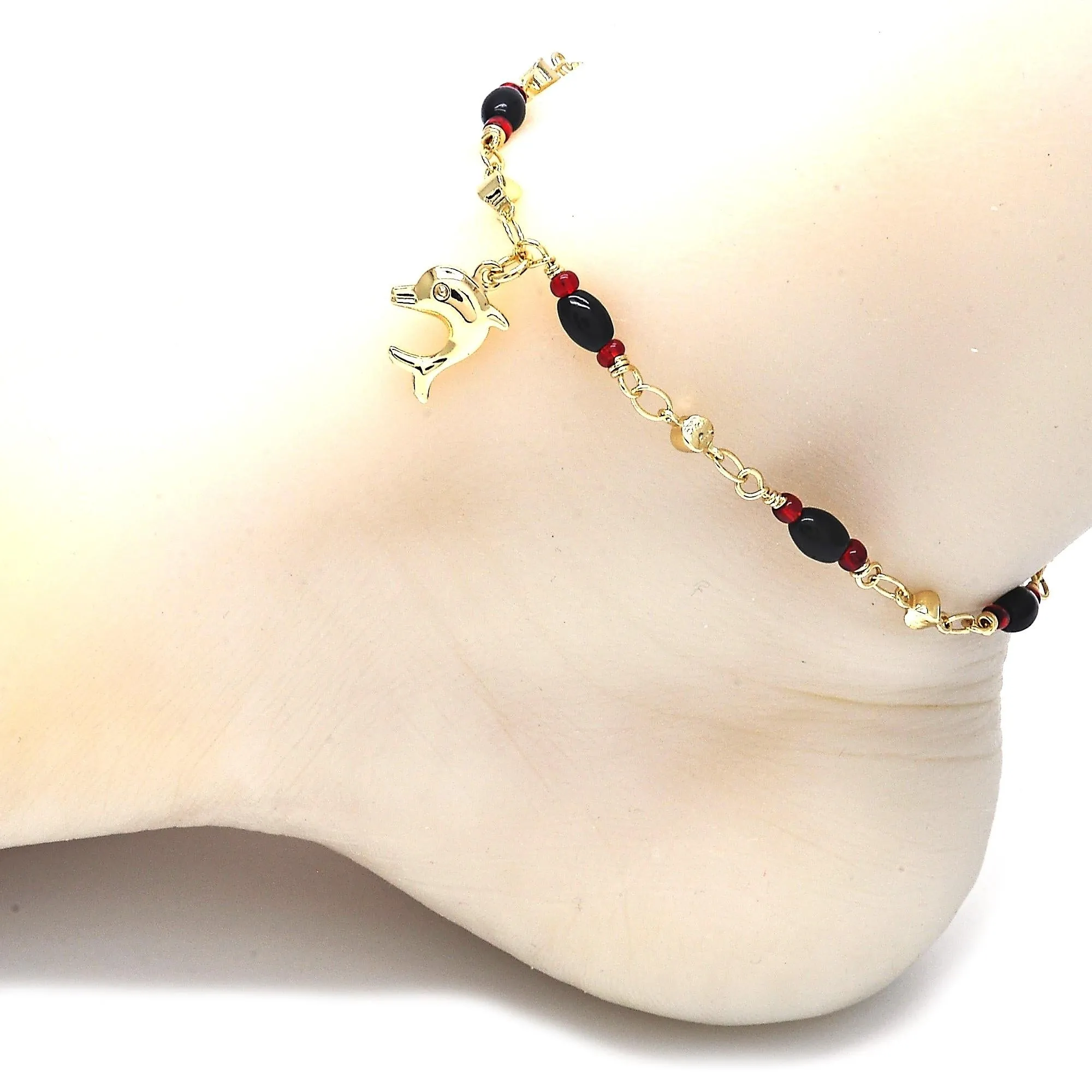 14k gold Filled Dolphin Anklet Bracelet 10