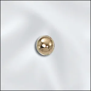 4mm Gold Filled Round Bead