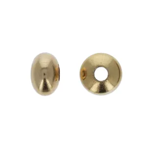 4mm Gold Filled Saucer Bead