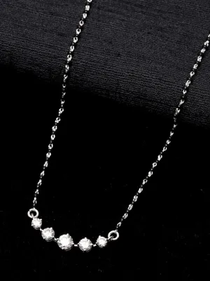 5 Stone Mangalsutra Chain Pendant