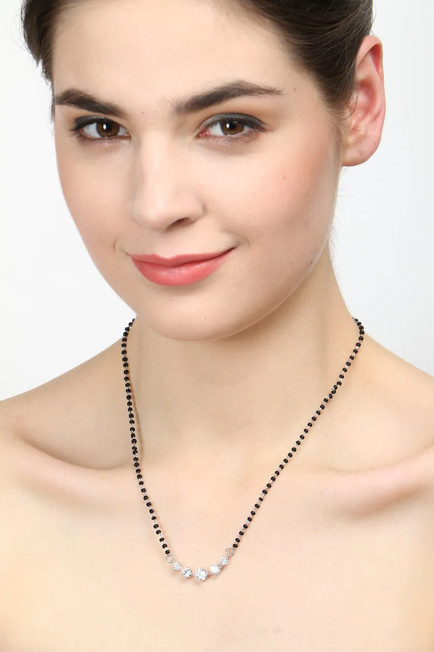 5 Stone Mangalsutra Chain Pendant