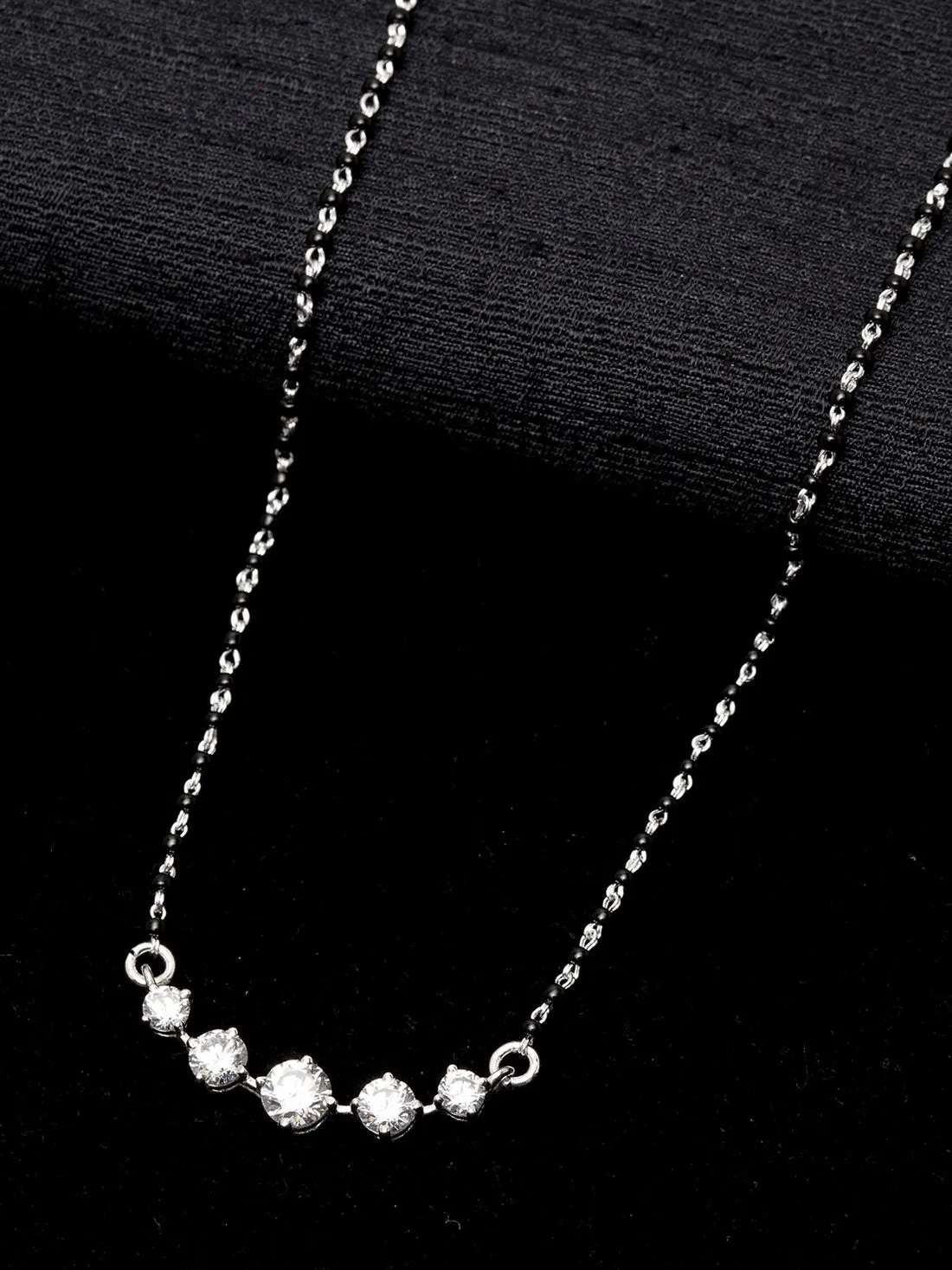 5 Stone Mangalsutra Chain Pendant