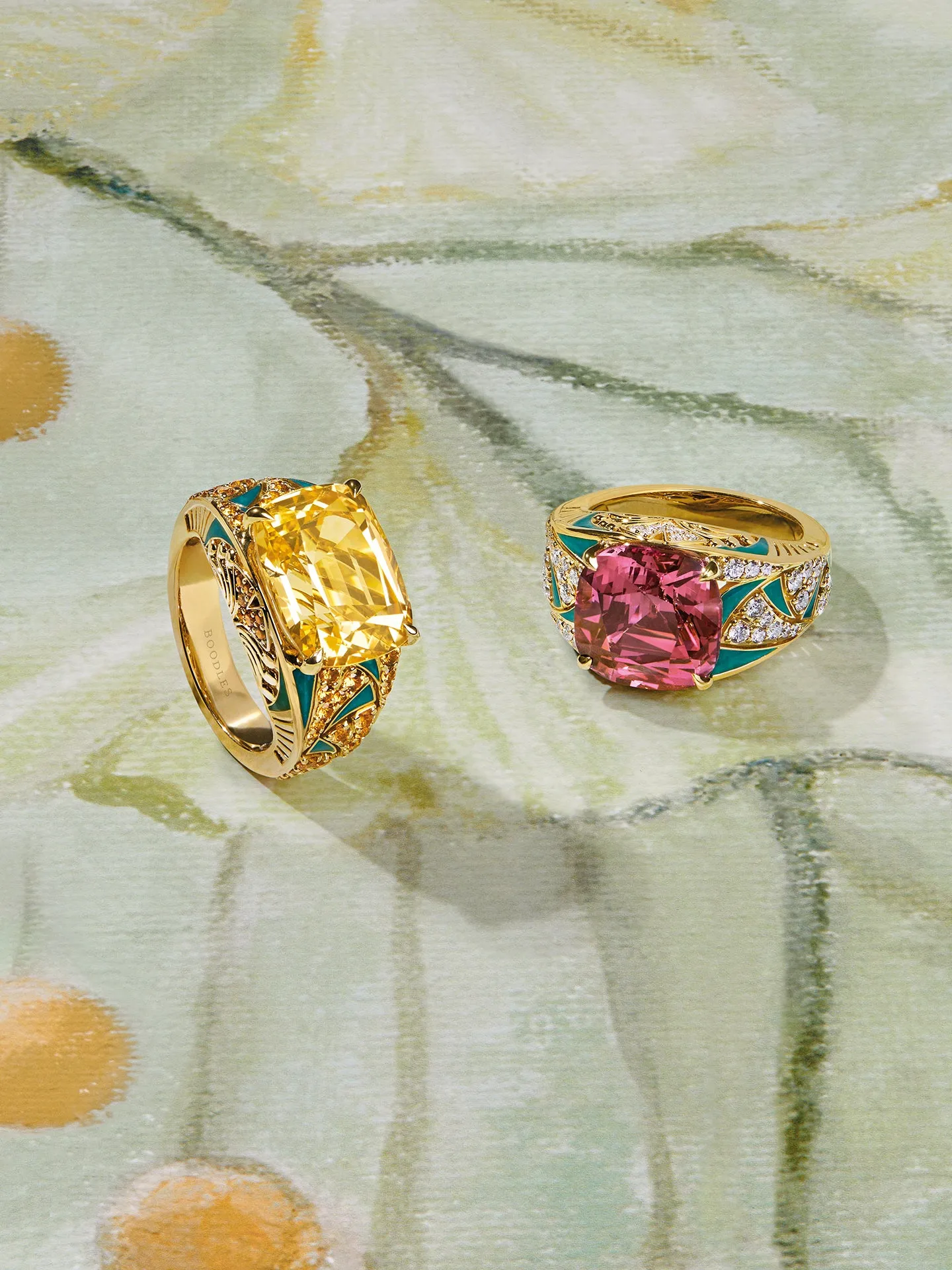 A Family Journey Prague Topaz Yellow Gold Ring