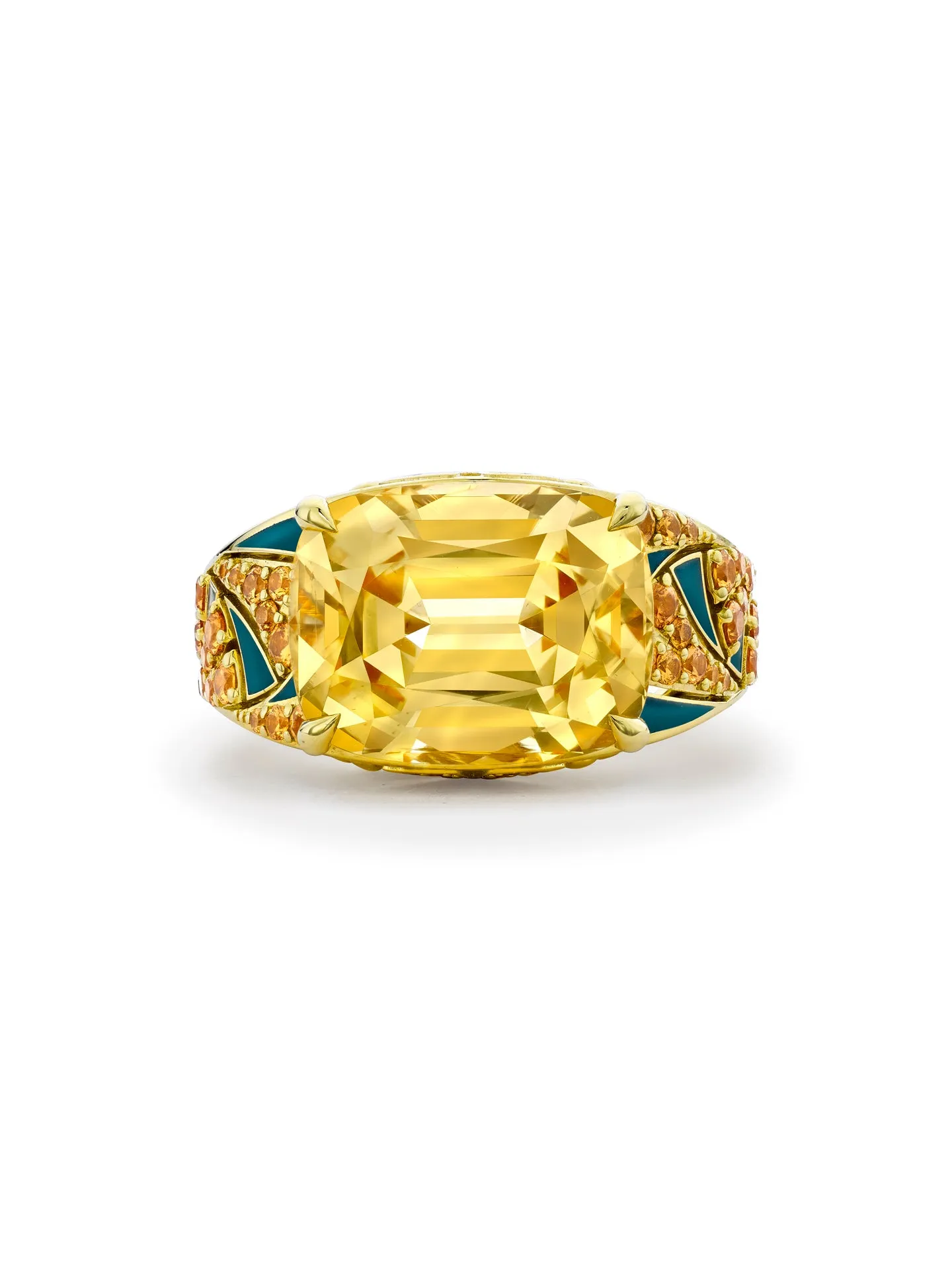 A Family Journey Prague Topaz Yellow Gold Ring