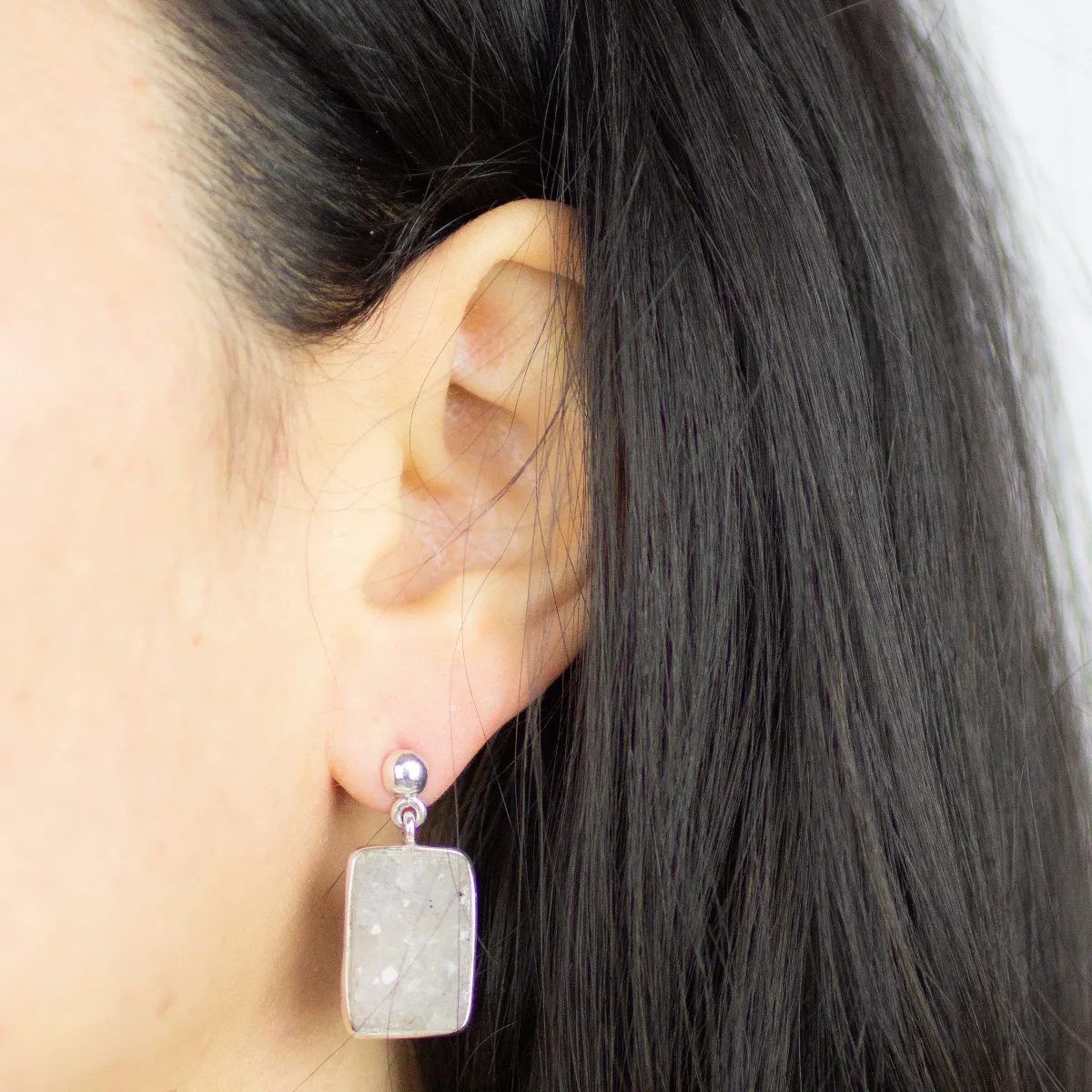 Agate Drop Earrings