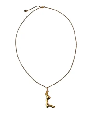 Alexander McQueen Womens Coral Drop Necklace