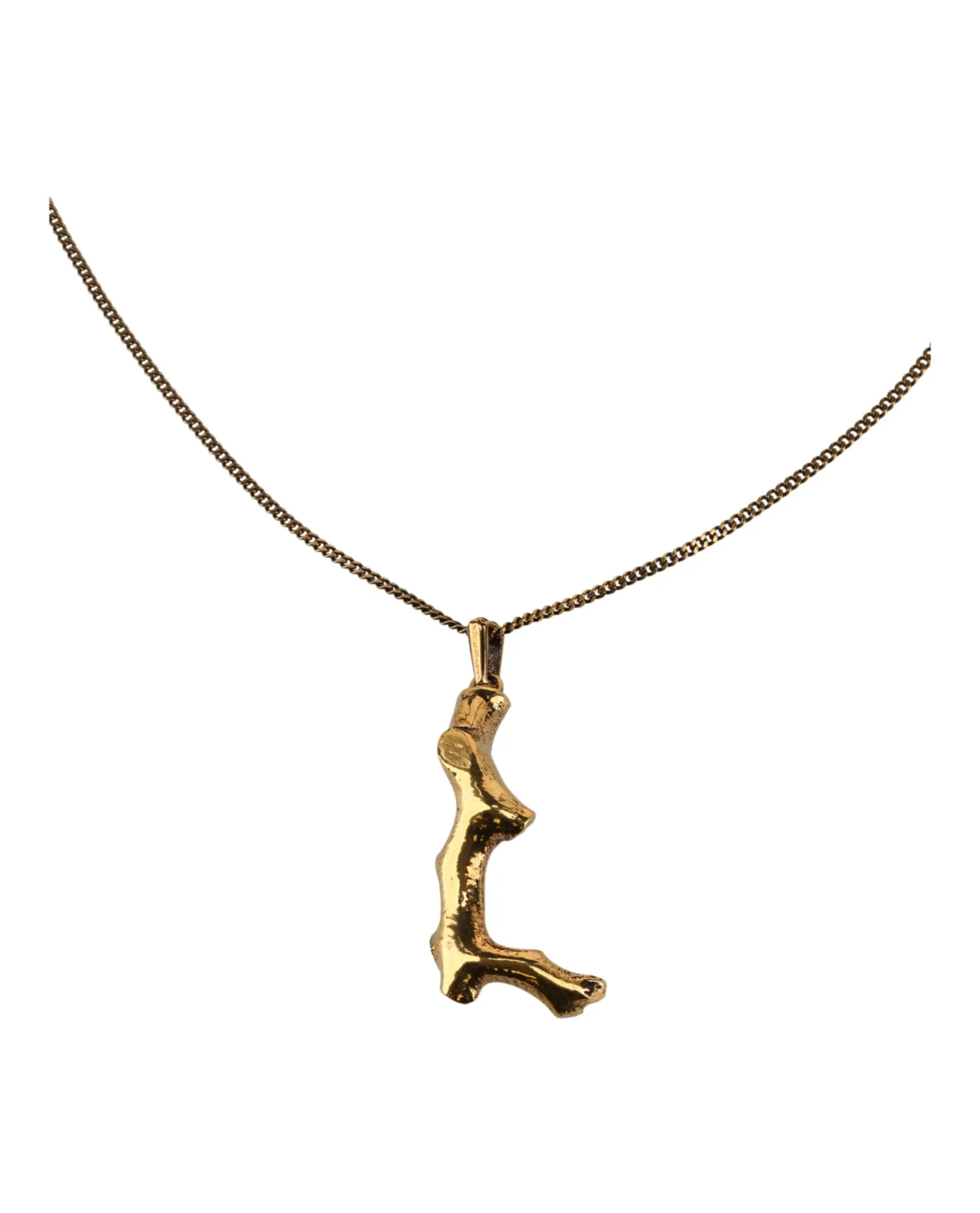 Alexander McQueen Womens Coral Drop Necklace