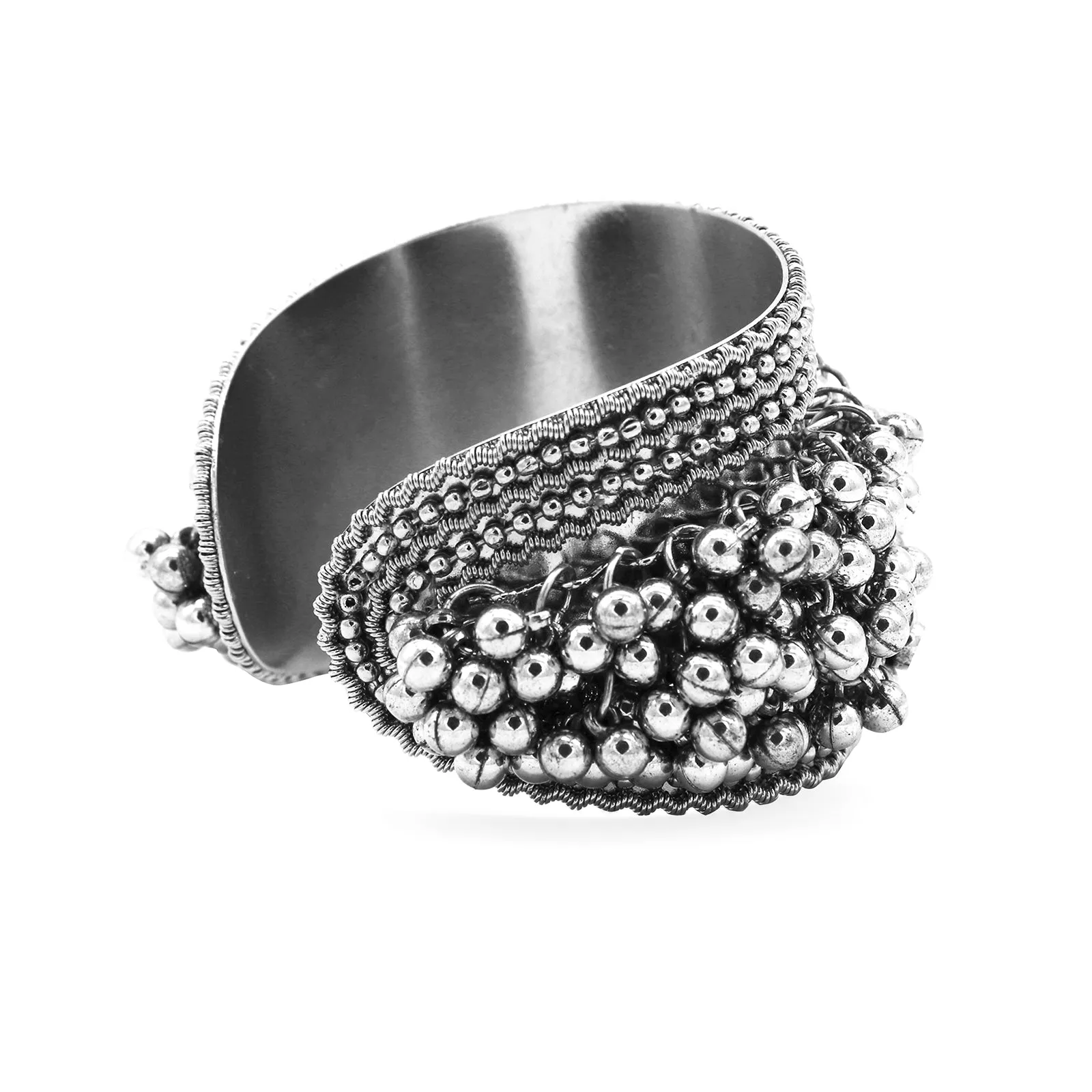 Amisha Silver Oxidized Ghungroo Jewelry Gift Set