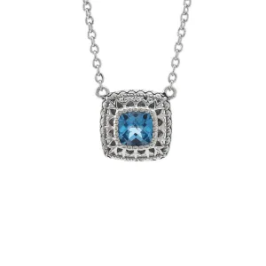 Andrea Candela Blue Topaz Pendant