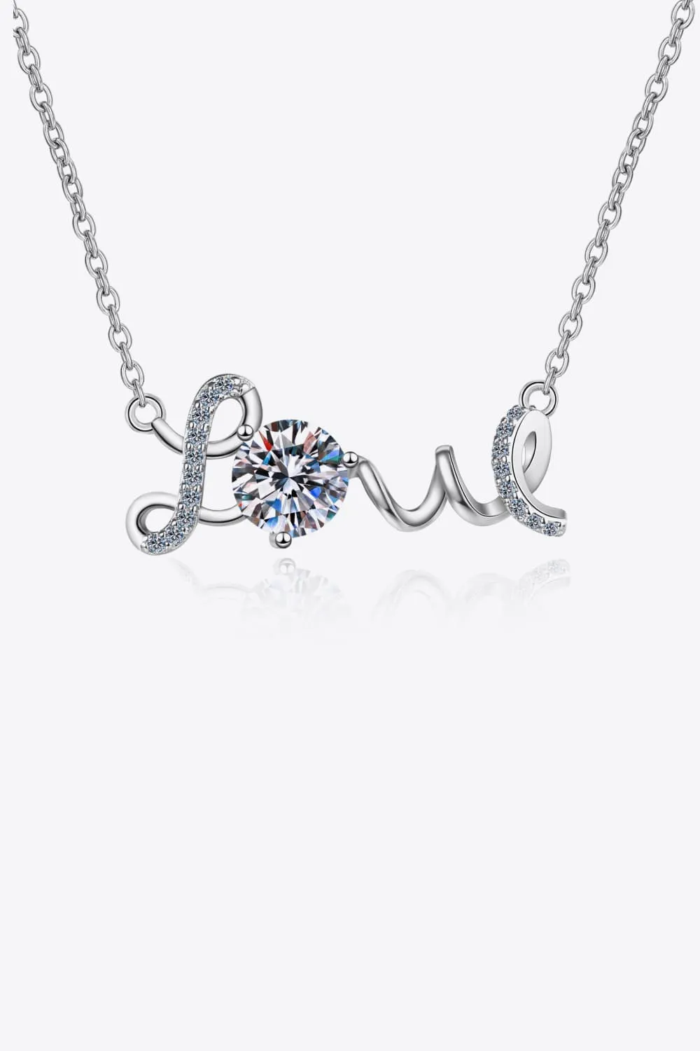 *APP EXCLUSIVE* 1 Carat Moissanite 925 Sterling Silver Necklace