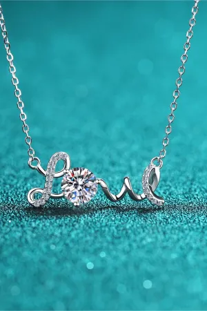 *APP EXCLUSIVE* 1 Carat Moissanite 925 Sterling Silver Necklace