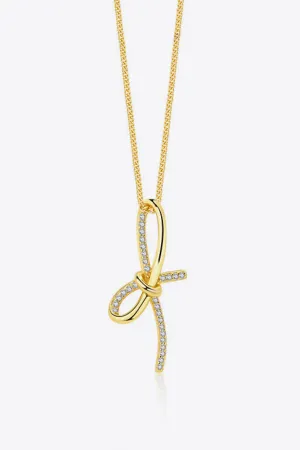 *APP EXCLUSIVE* Bow Pendant Necklace