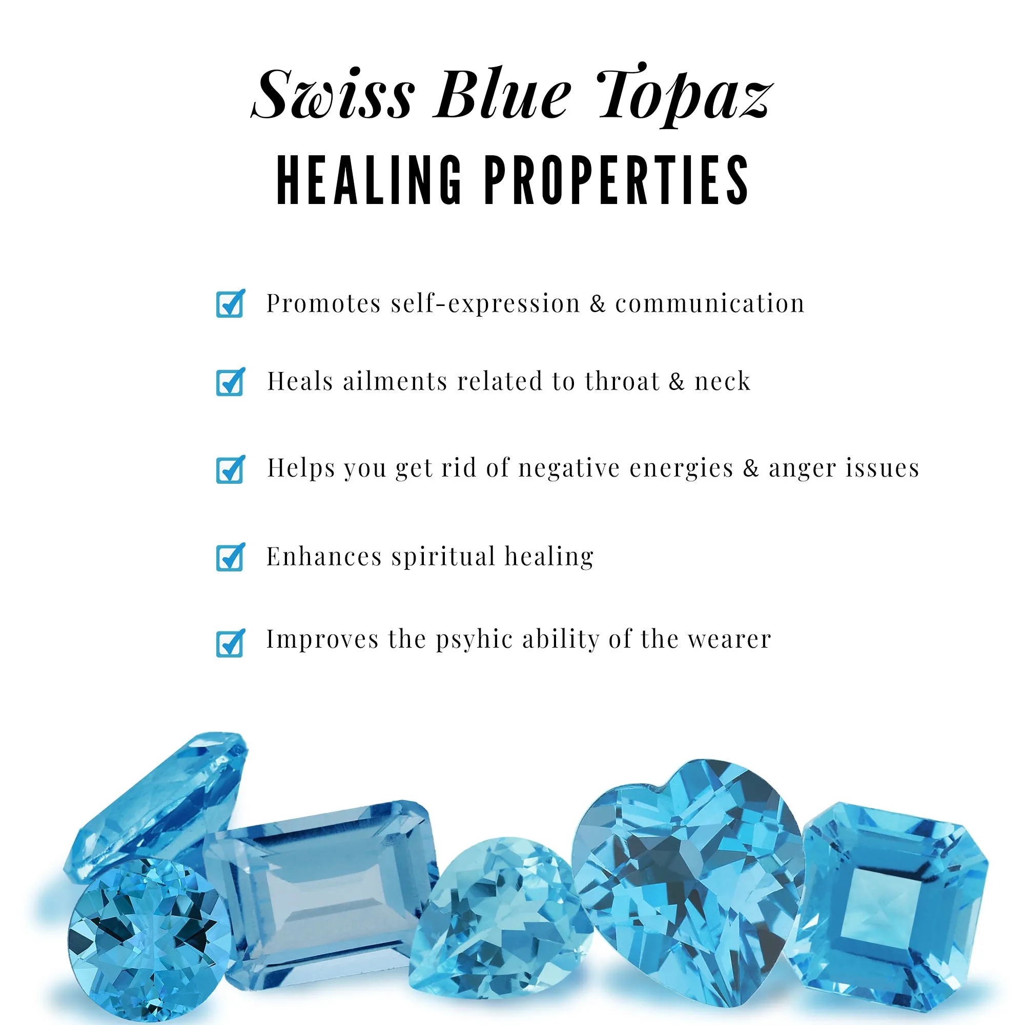 Asscher Cut Swiss Blue Topaz Engagement Ring with Diamond Halo