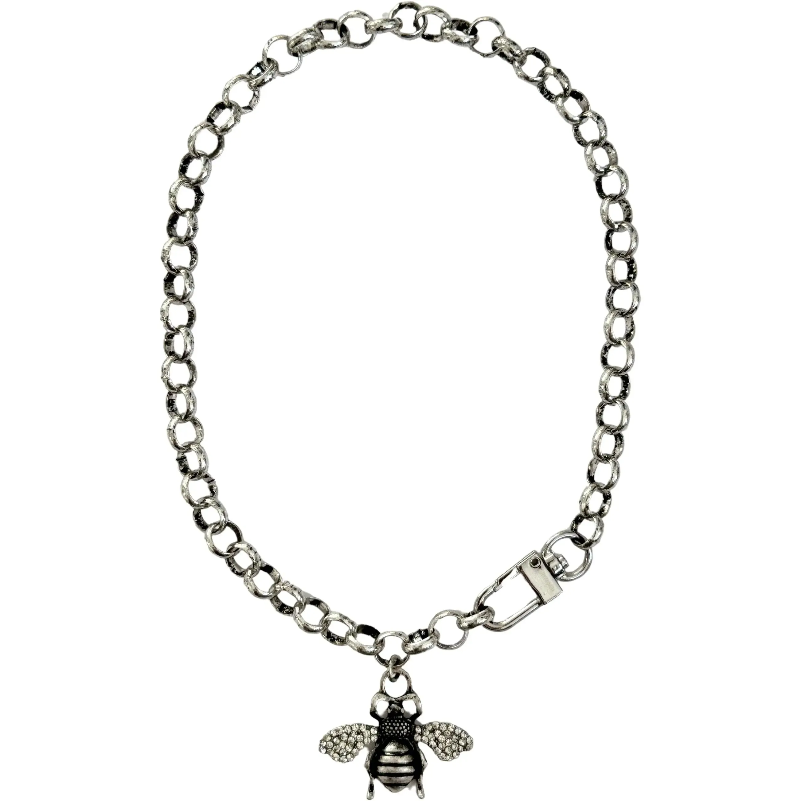 Barberini Bee Necklace - Silver