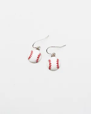 Baseball Dangle Earrings