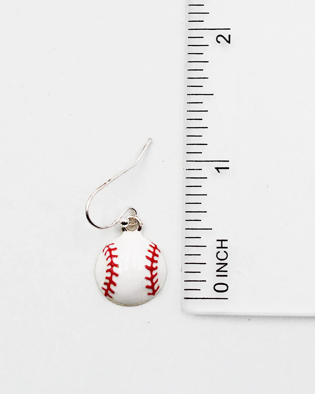 Baseball Dangle Earrings