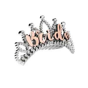 Bride Tiara - Rose Gold
