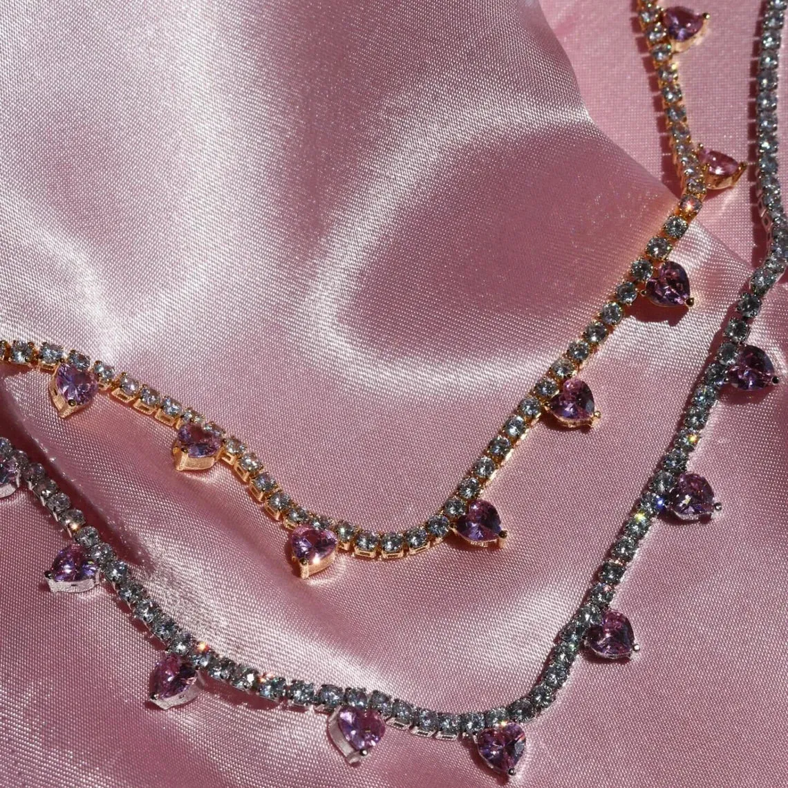 Bridgertone Mini Heart Choker Necklace