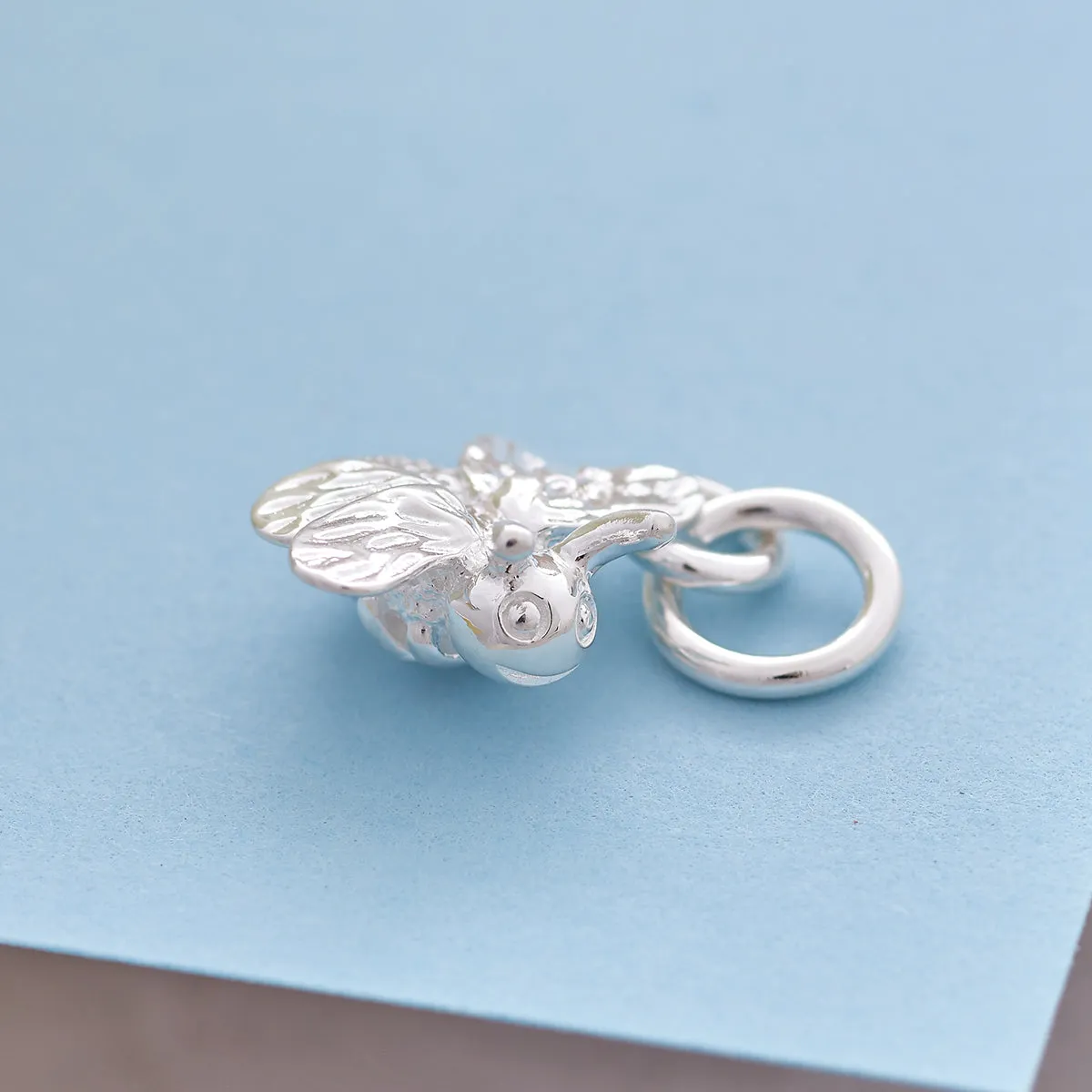 Bumble Bee Silver Charm