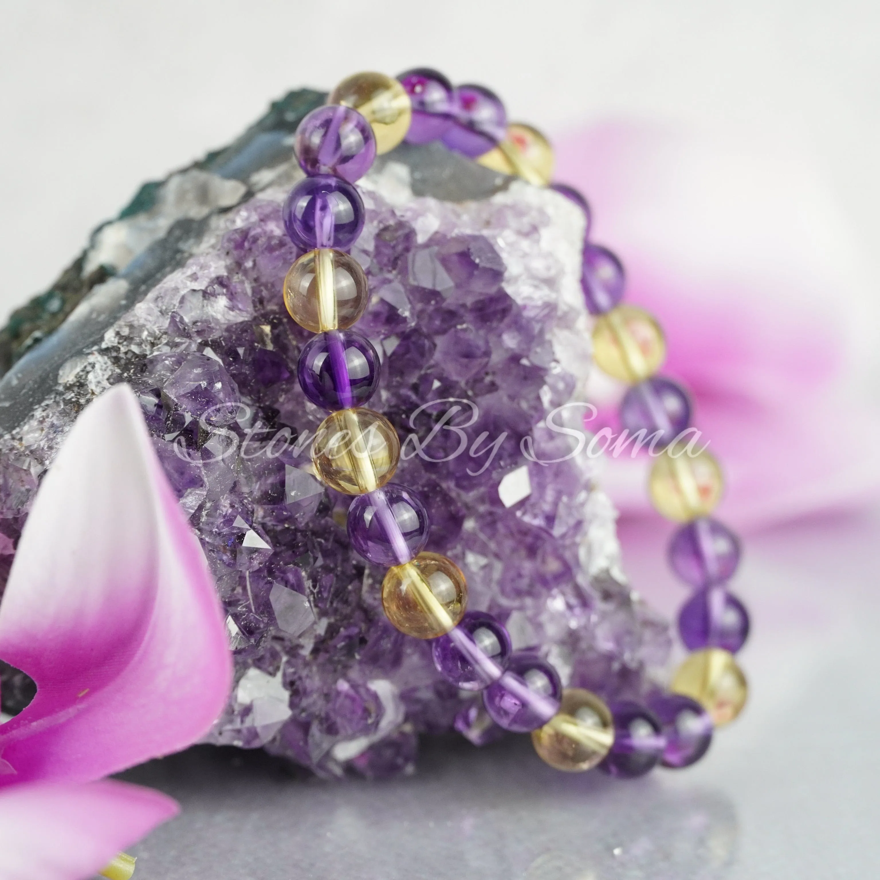 Citrine & Amethyst (Love & Happiness)