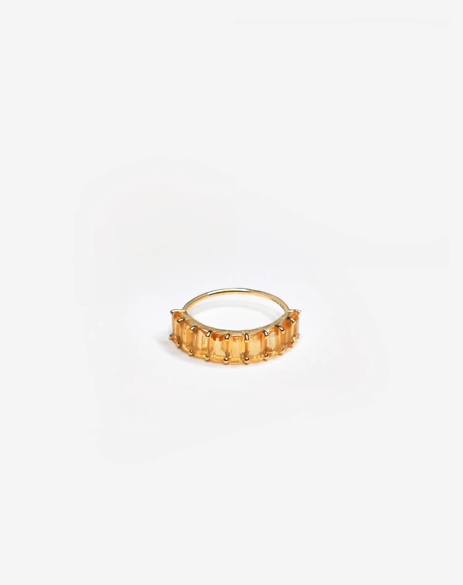 Citrine Band Ring