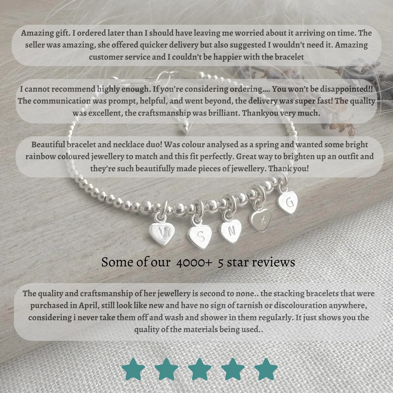 Citrine November Birthstone Bracelet, dainty stacking bracelet in sterling silver