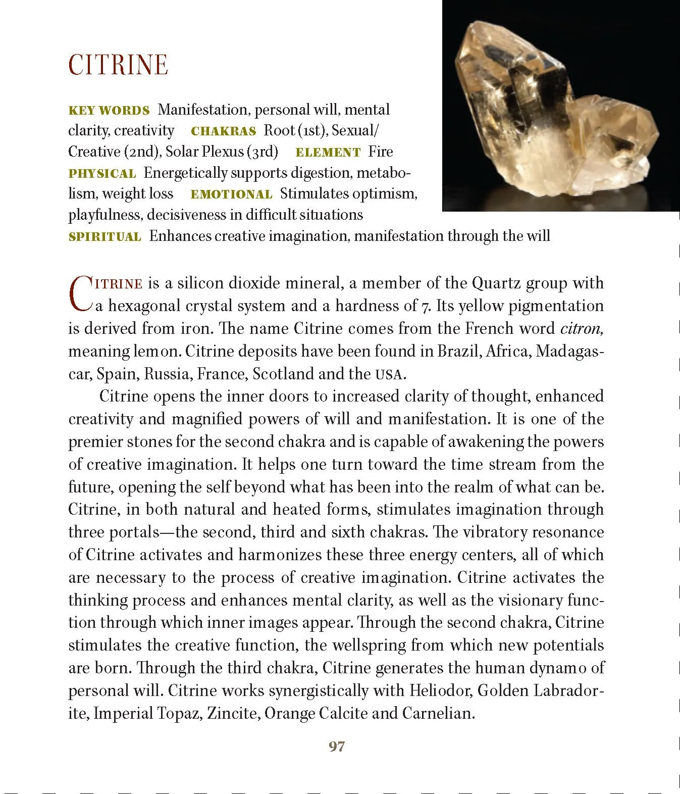 Citrine Smoky Phantom Quartz Manifest Spirit Isis Crystal