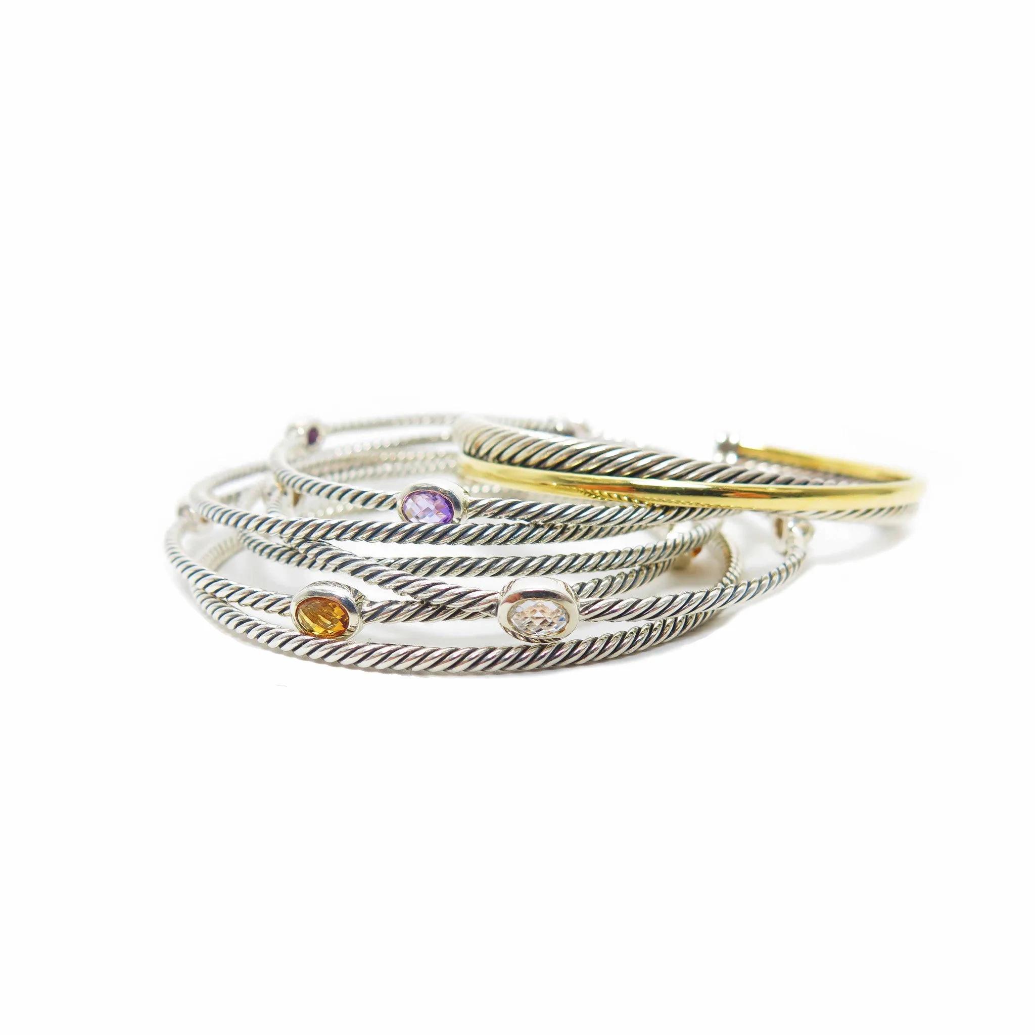 Color Classics Bangles with Citrine