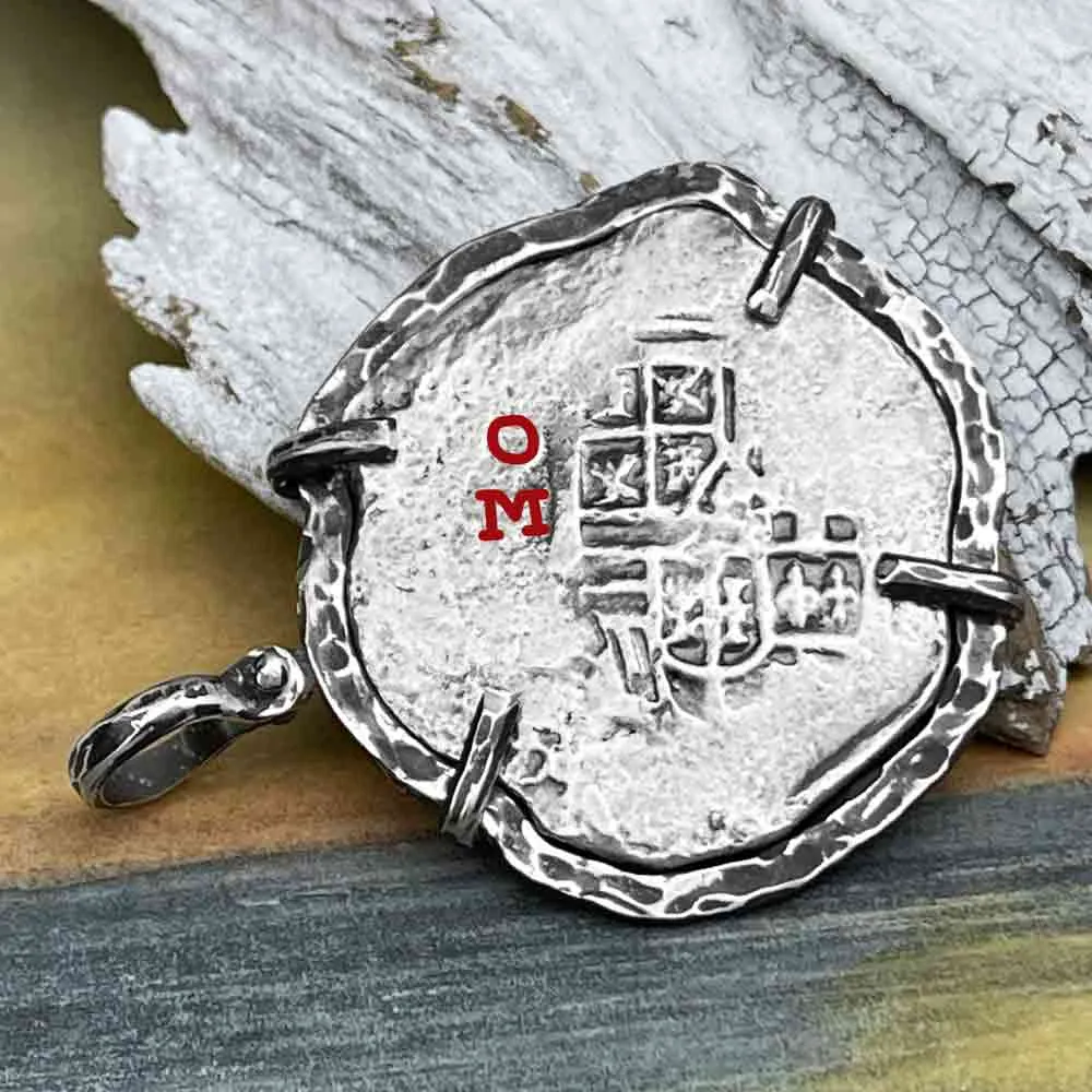 Concepcion Shipwreck Spanish 8 Reale Silver Piece of Eight Sterling Silver TORTUGA COLLECTION Pendant | Artifact #6249
