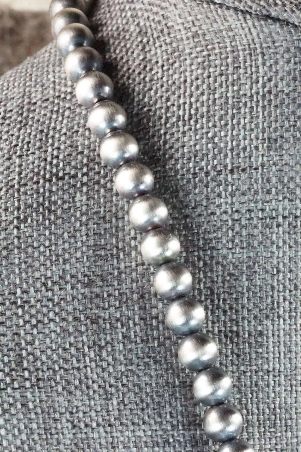 Coral & Sterling Silver Pearl Necklace - Raymond Delgarito