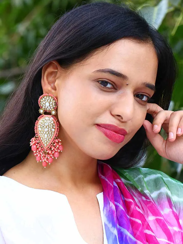 Coral Chaitali Chandbalis - EOSS