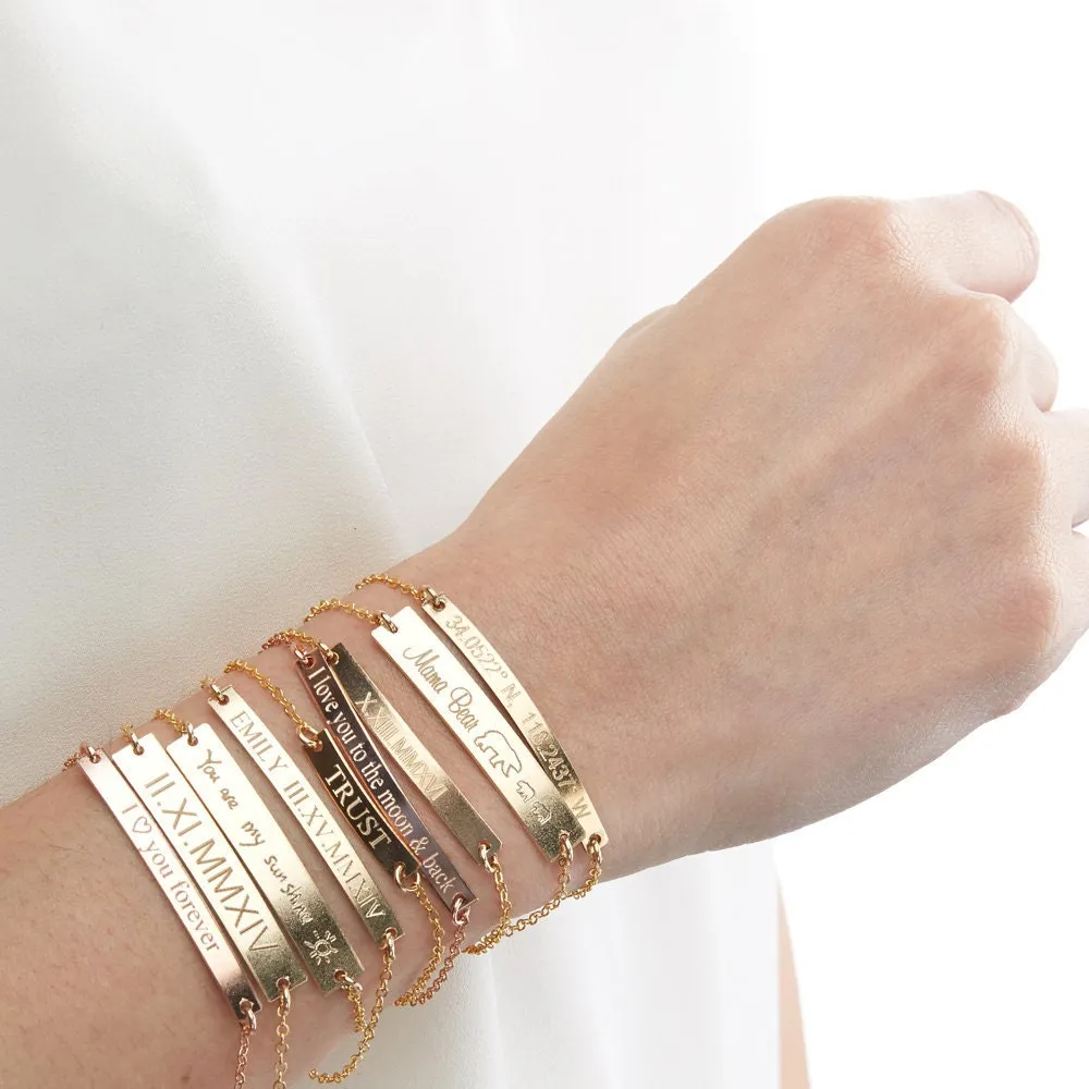 Custom Name Jewelry - Coordinate Bracelet - CG263B. Starts at