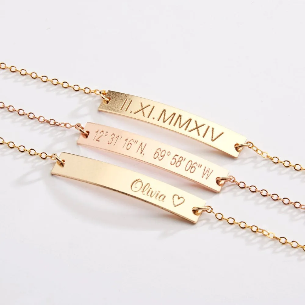 Custom Name Jewelry - Coordinate Bracelet - CG263B. Starts at