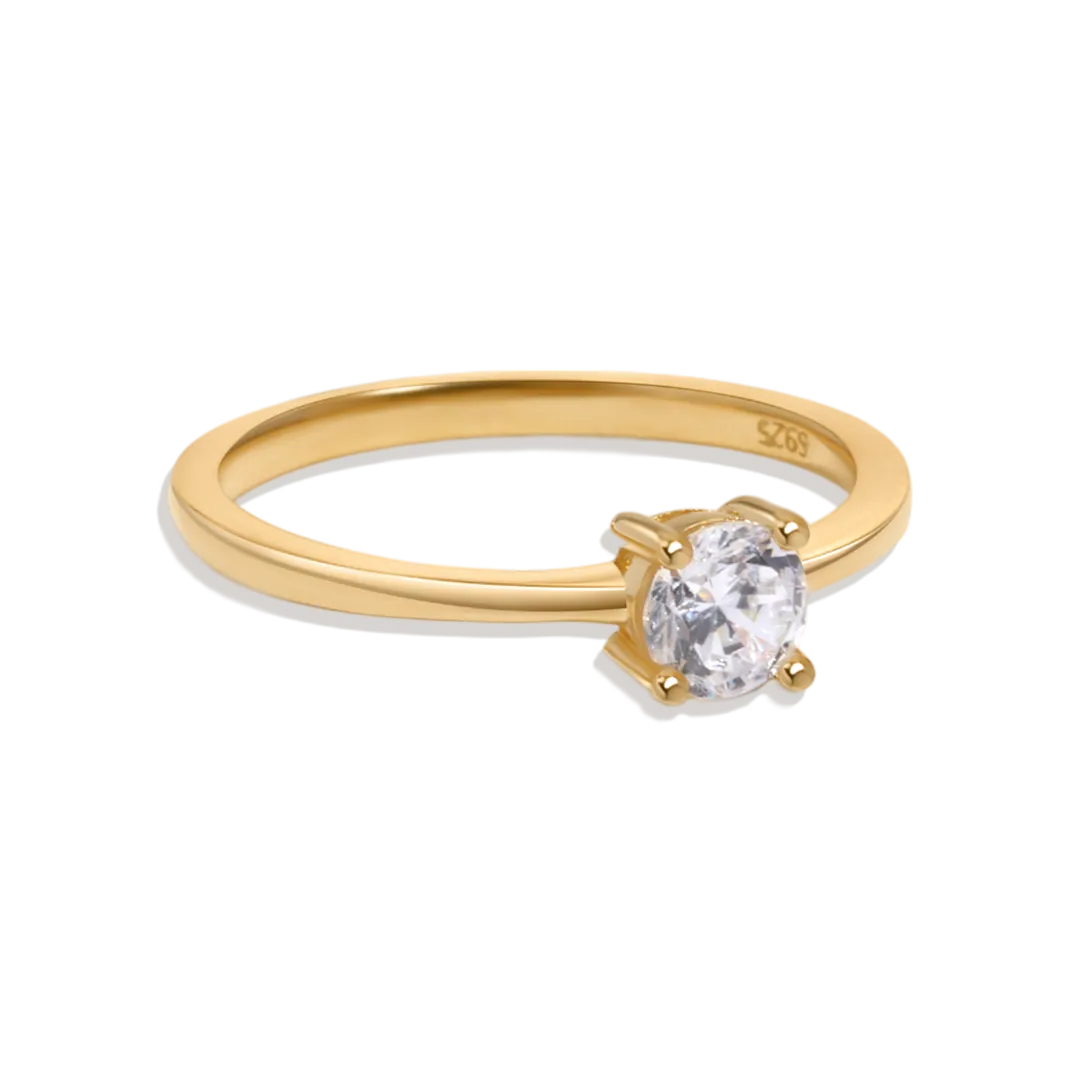 Dainty Topaz Ring