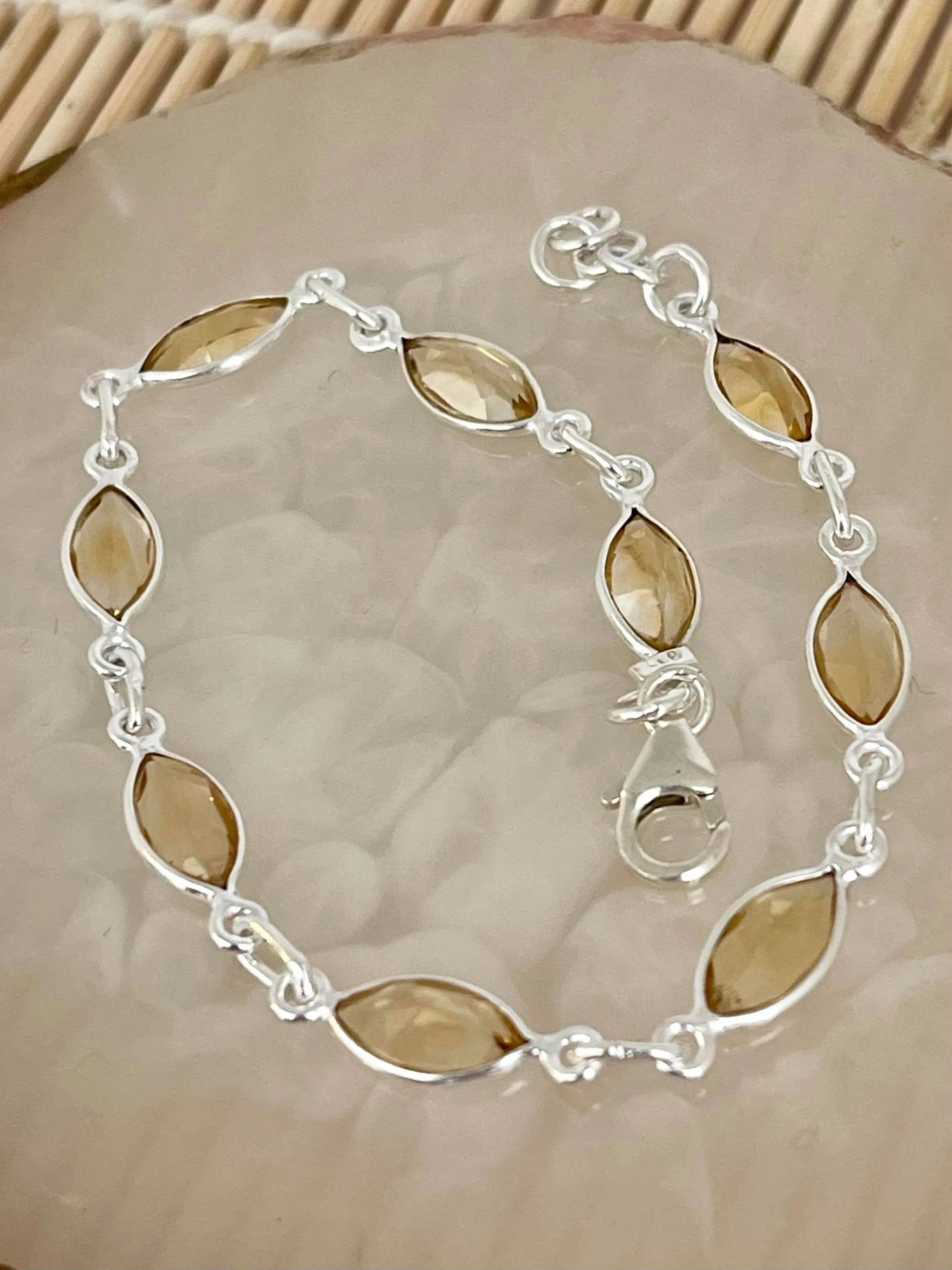 Diamant Citrine Bracelet