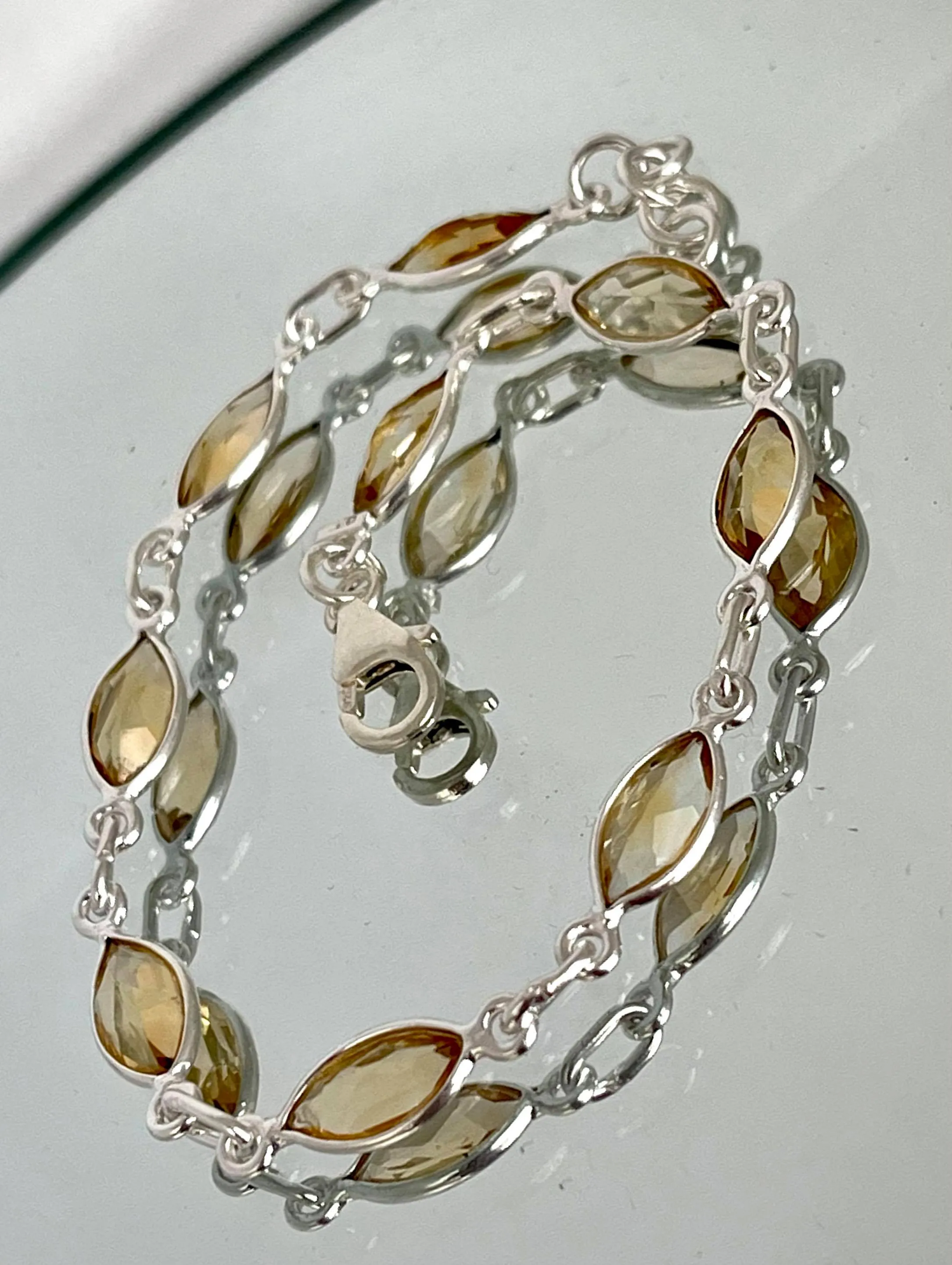 Diamant Citrine Bracelet