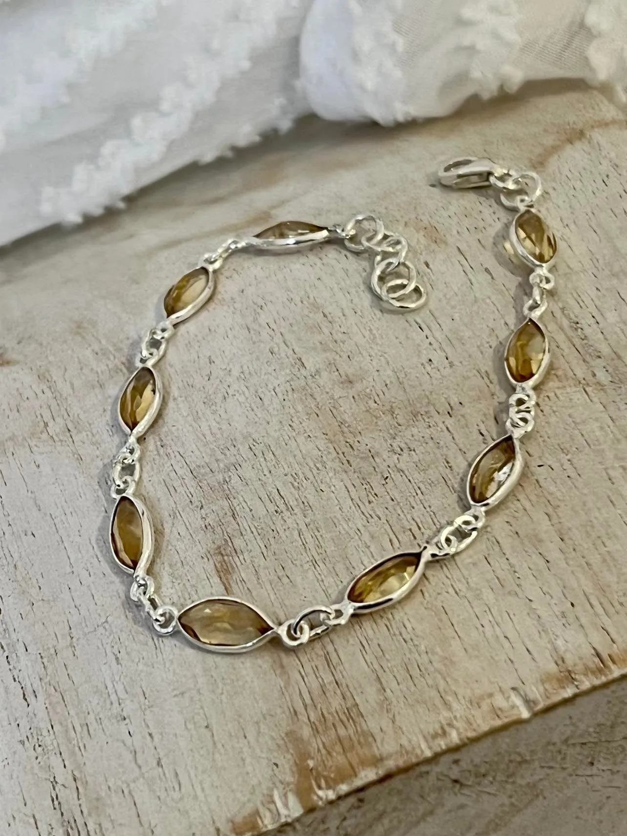 Diamant Citrine Bracelet