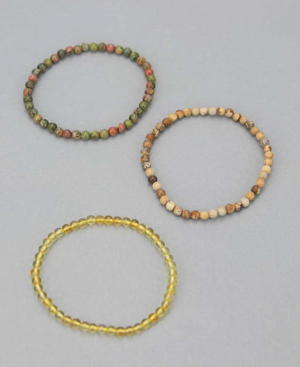 Energy Bracelets for Professional Success, Set of 3