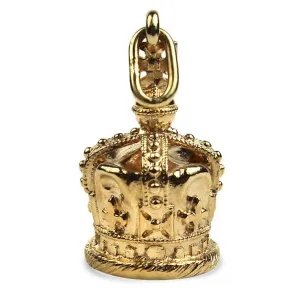 Estate 14K Yellow Gold Papal Tiara Charm