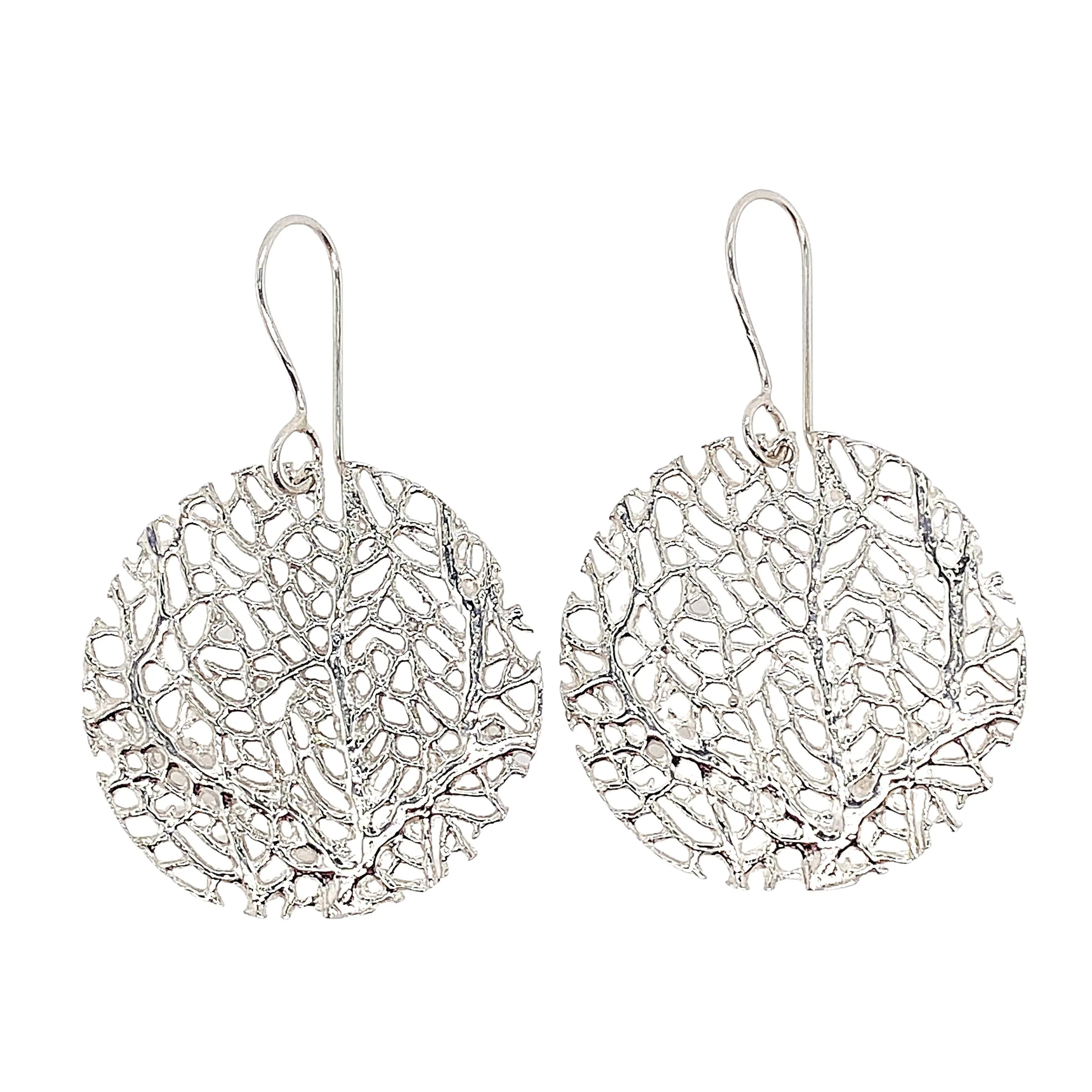 Fan Coral Earrings