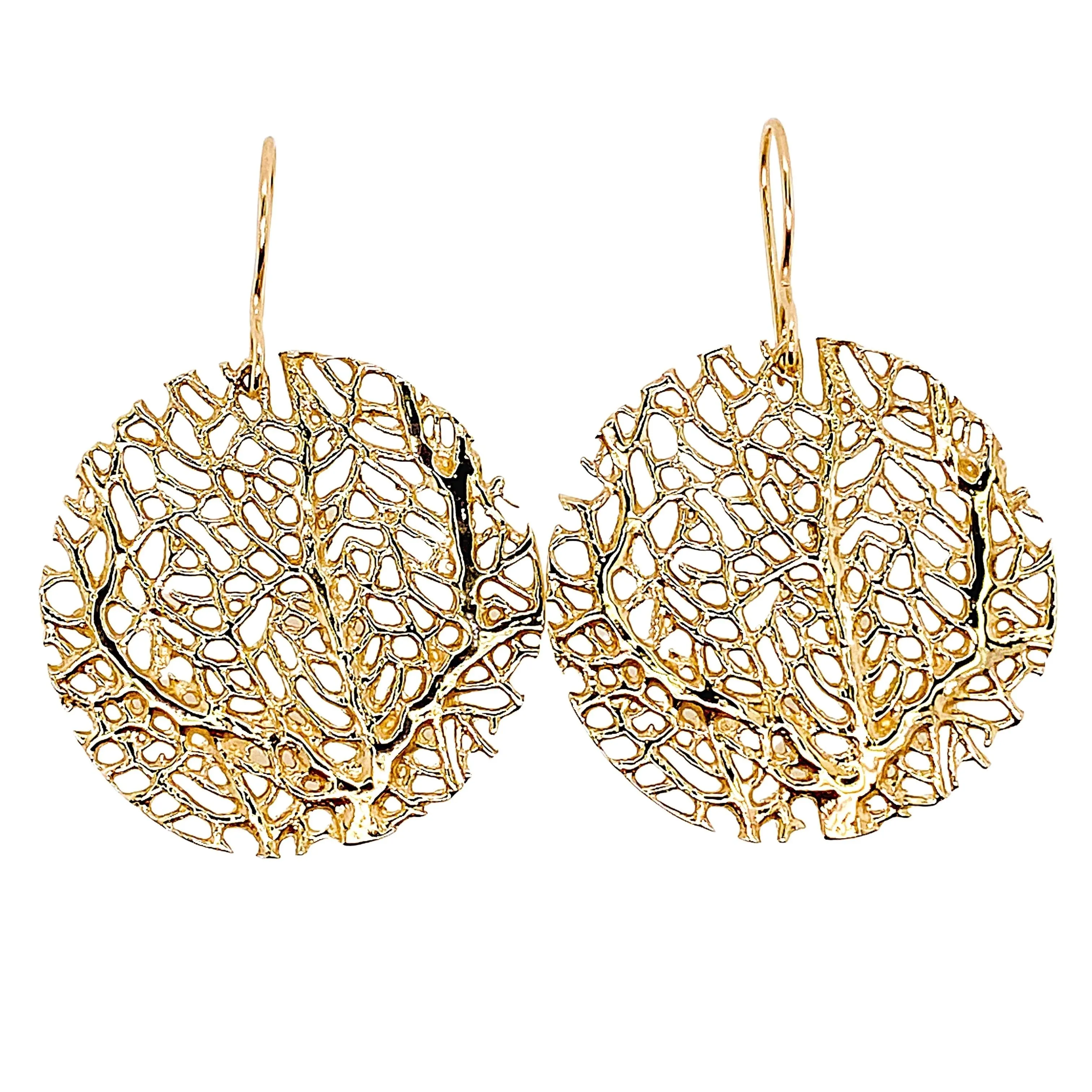 Fan Coral Earrings