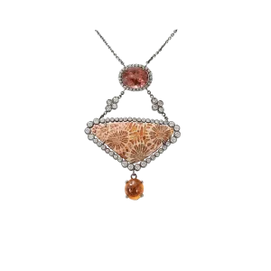 Fossilized Coral Necklace