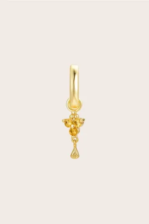 Gold Birthstone Charm - November/Citrine