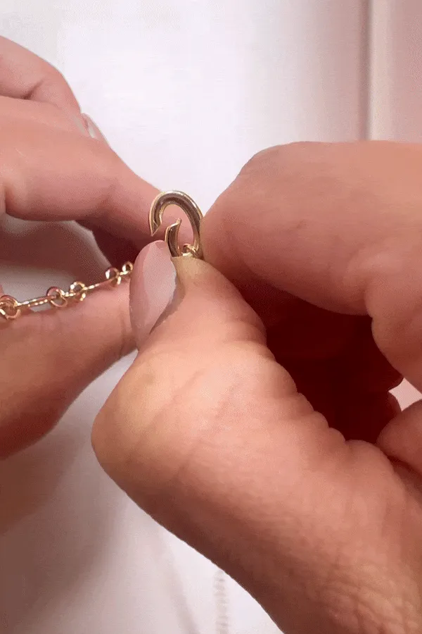 Gold Birthstone Charm - November/Citrine