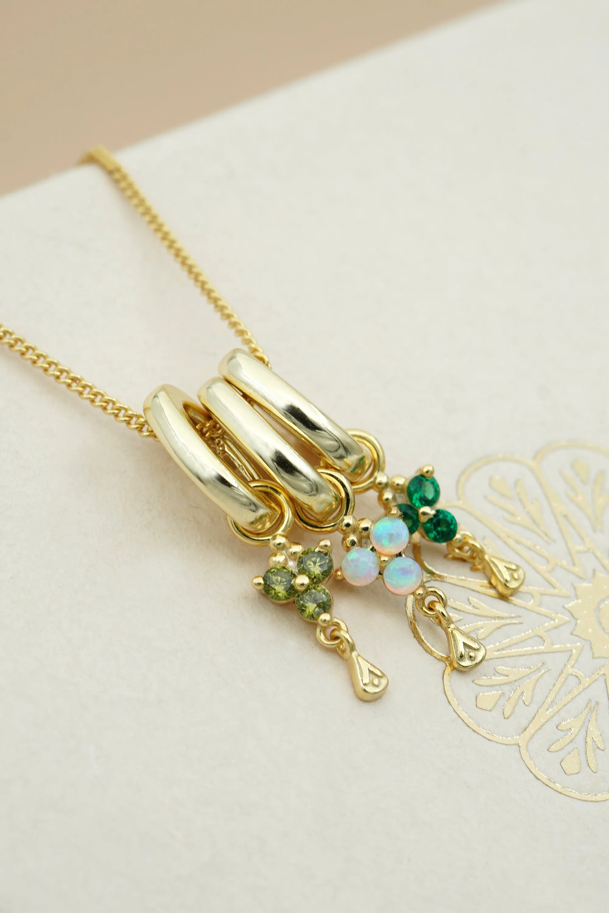 Gold Birthstone Charm - November/Citrine