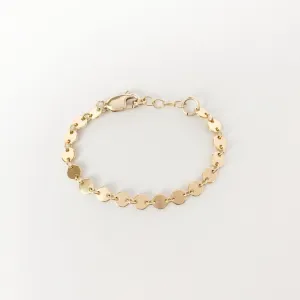 Gold Filled Poppy Bracelet