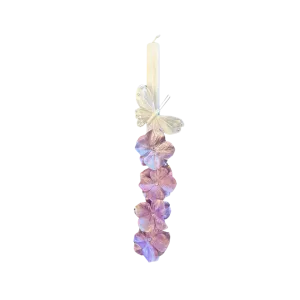 Greek Orthodox Easter Lambades Lilac Luster Butterflies