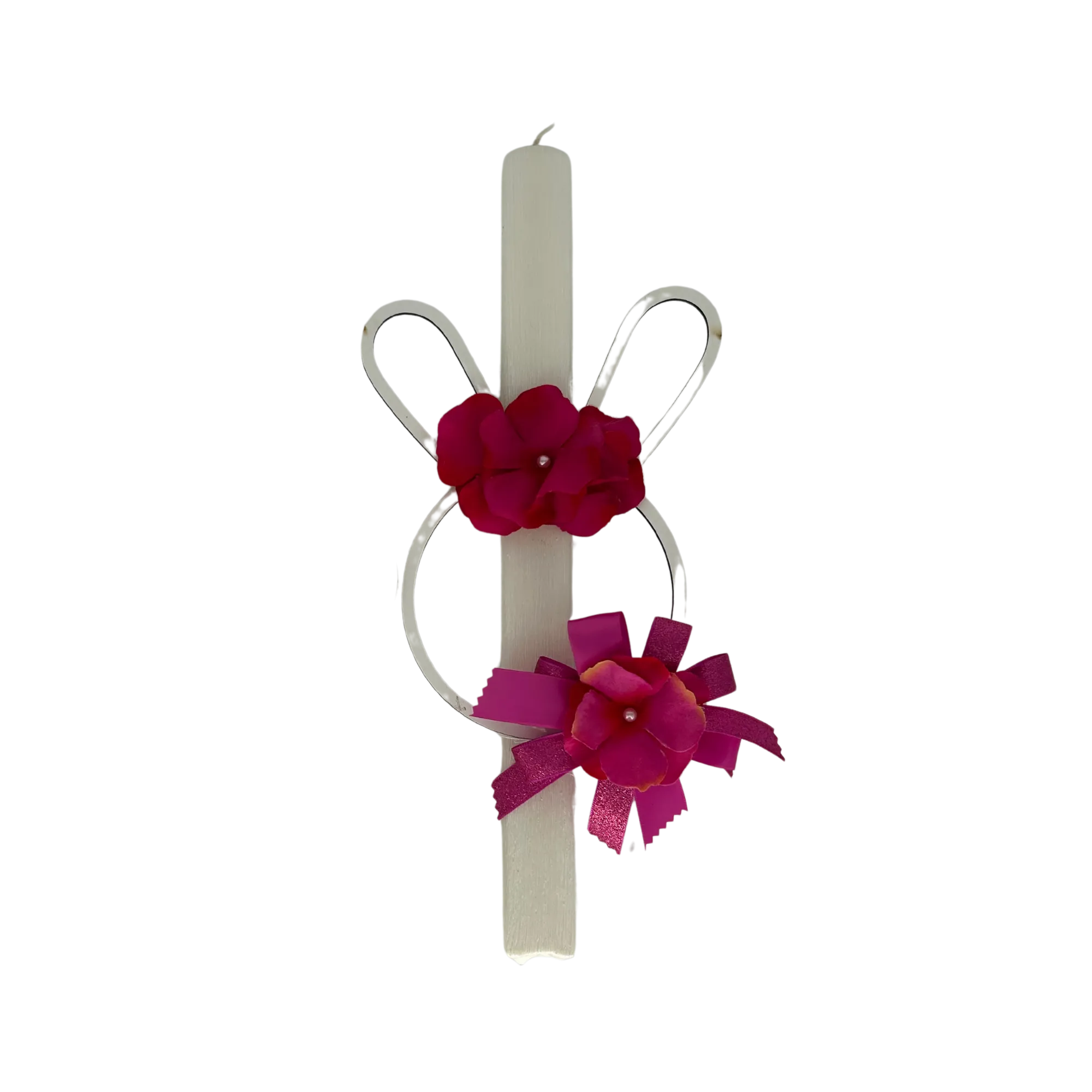 Greek Orthodox Easter Lambades Magenta Bunny