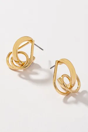 Interlace Wire Hoop Earrings